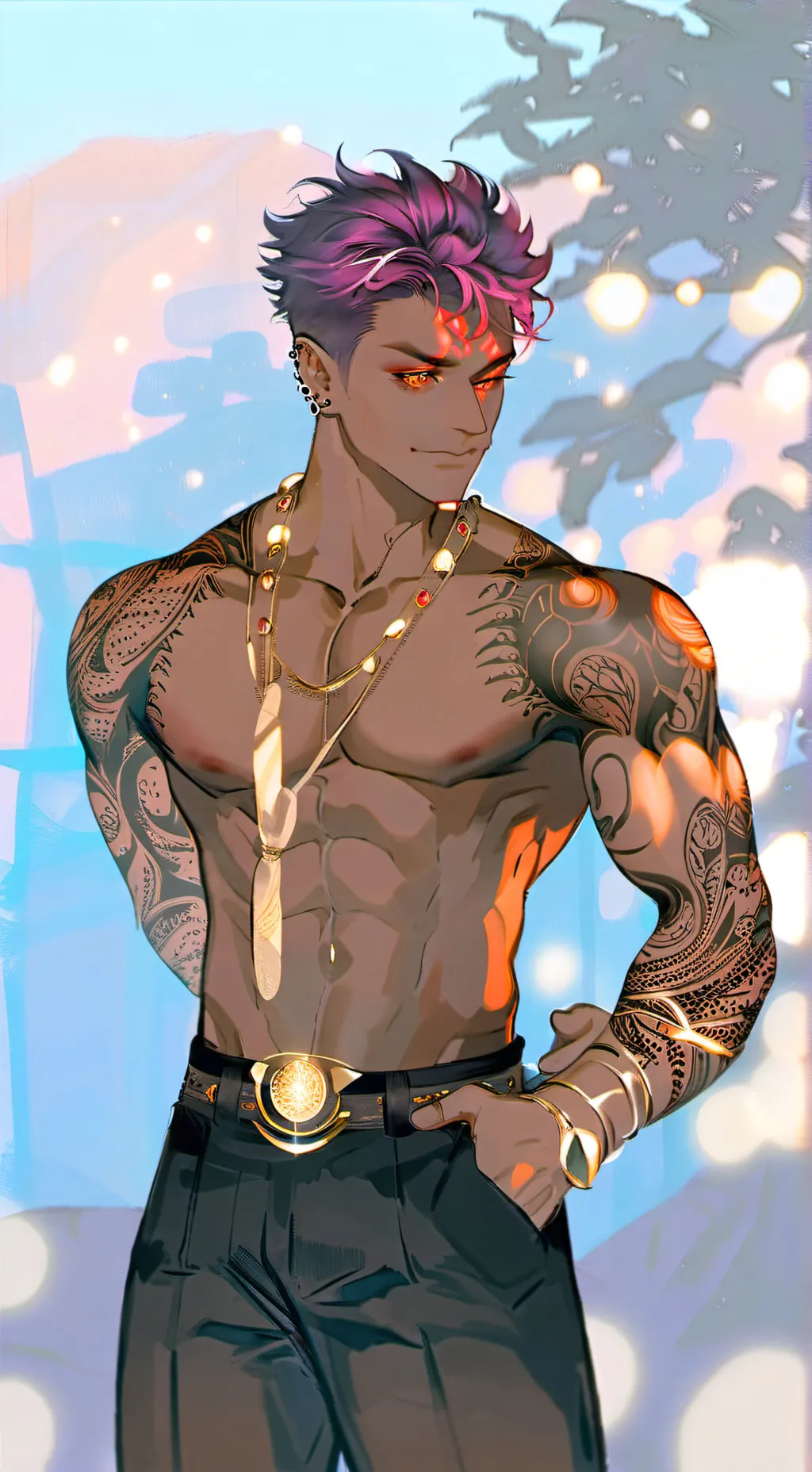 ai character: 💪🏻😈💜Abby💜😈🫶🏻 background