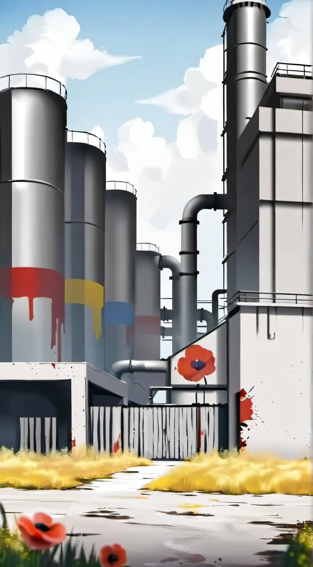 ai character: Poppy Playtime RPG background