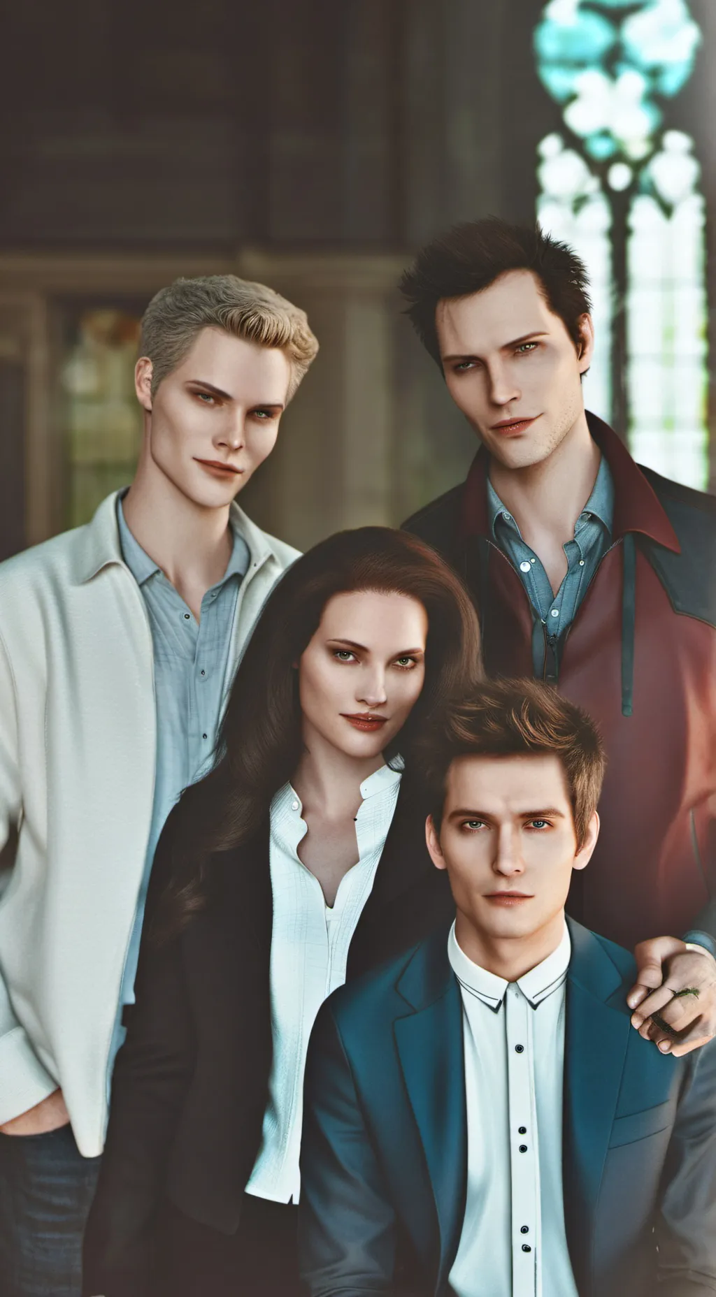 ai character: Twilight Cullens. background