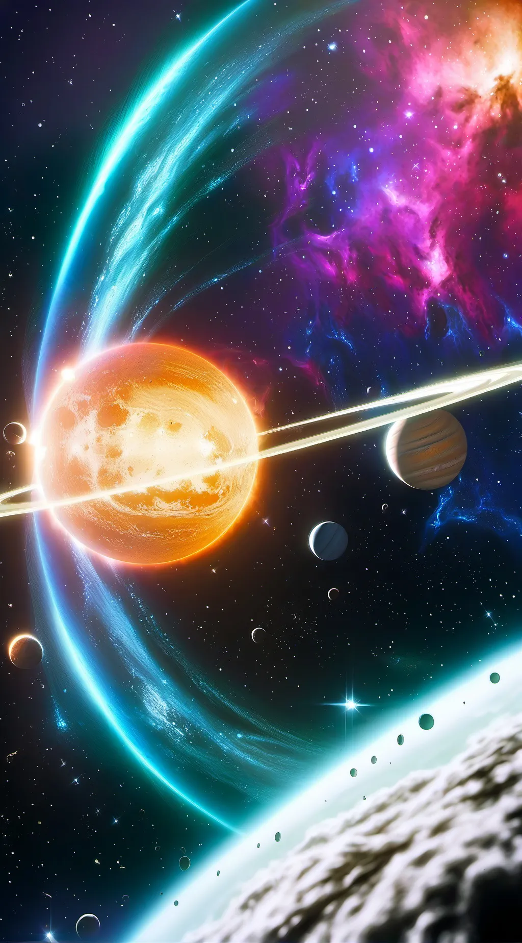 ai character: zodiac sign  background