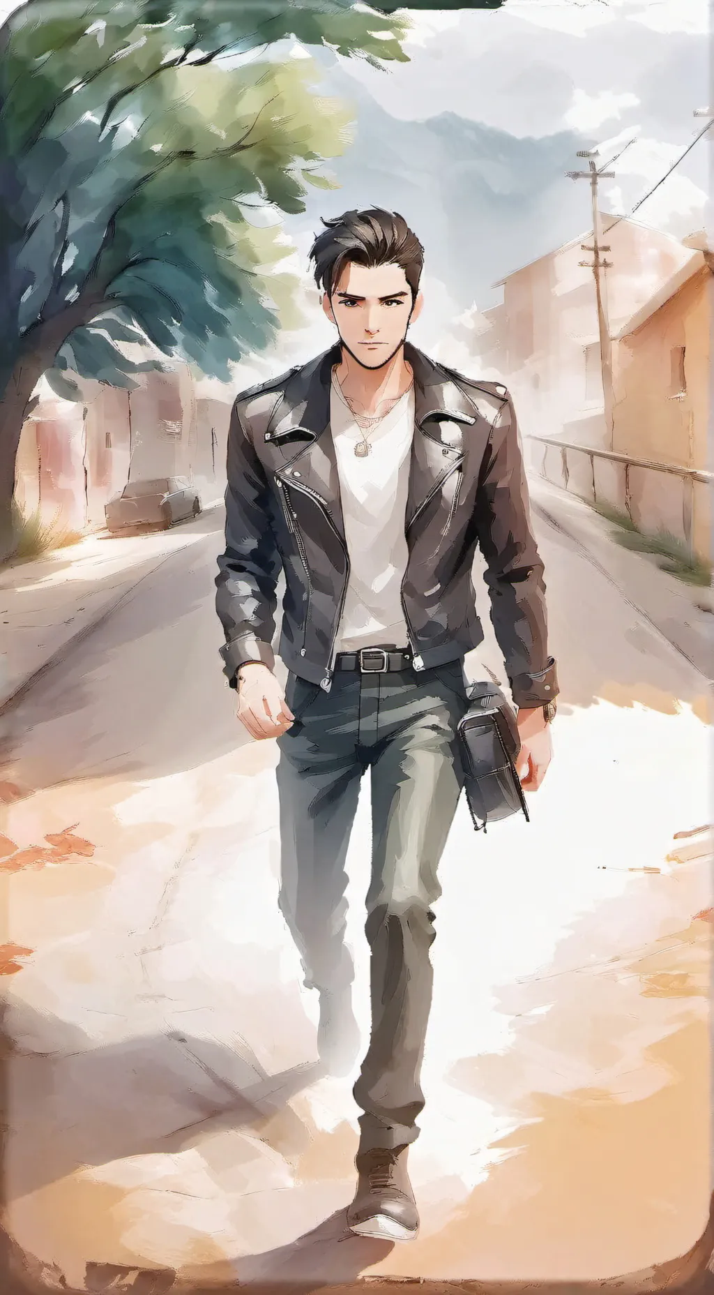 ai character: Luke background