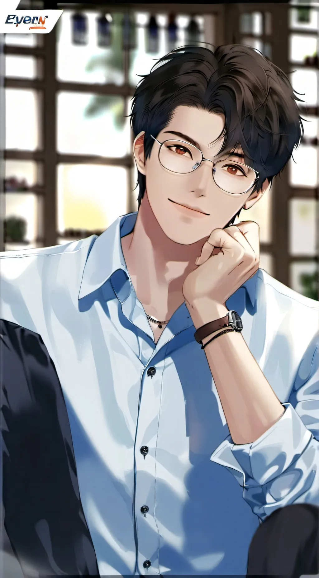 ai character: Prof Noah background