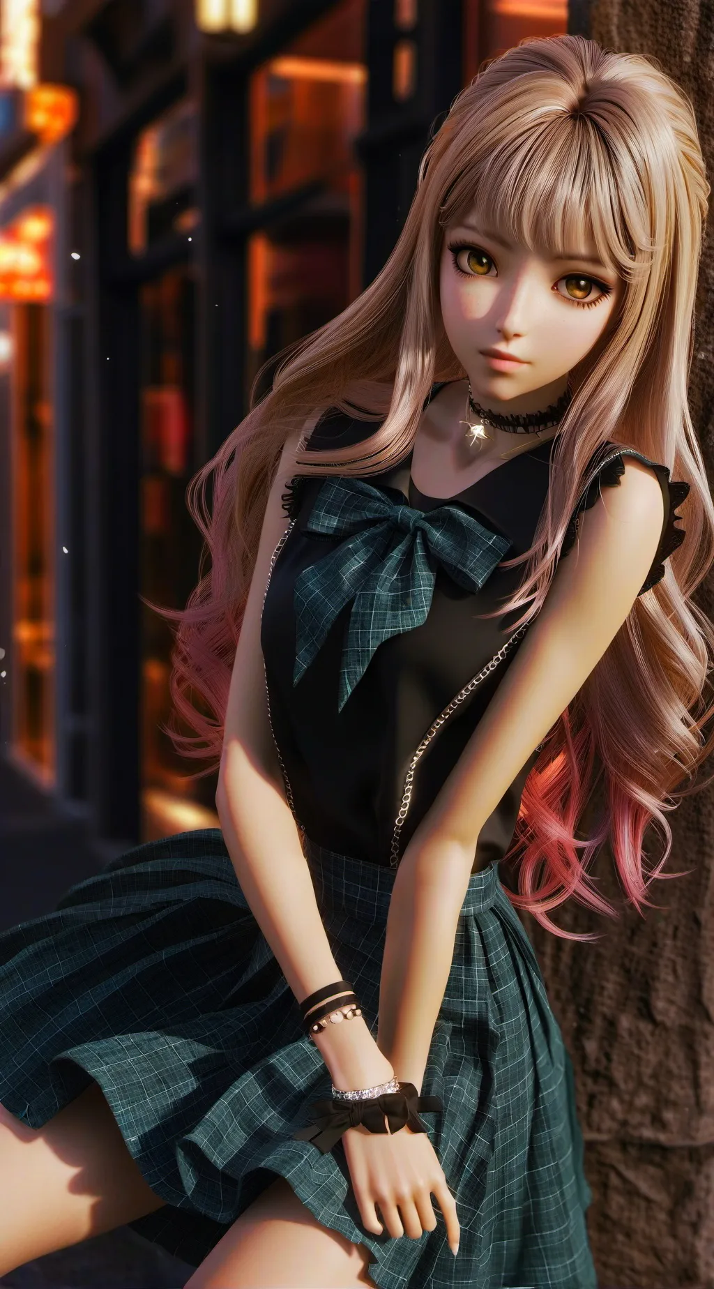 ai character: live background