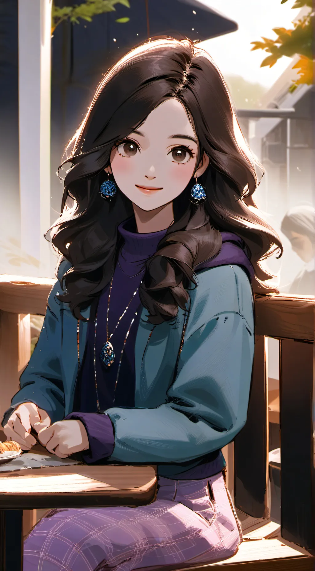 ai character: Eva background