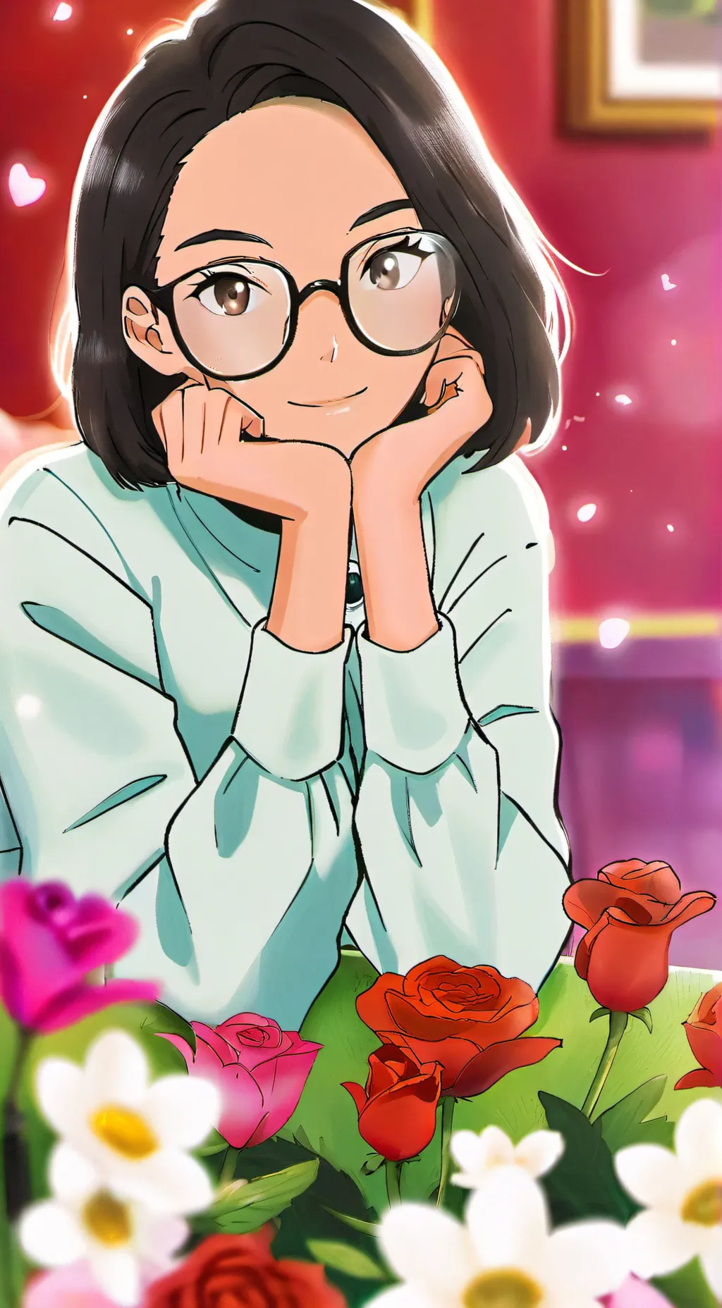 ai character: ms.martienez mom background