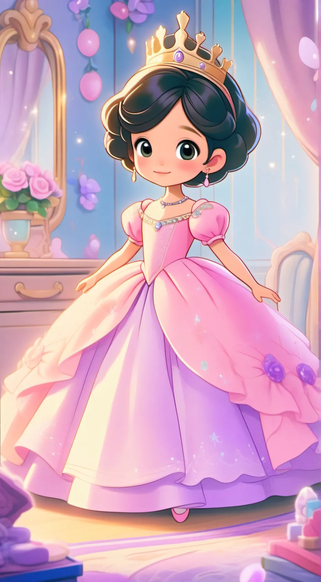 ai character: Princess Doll Tf background