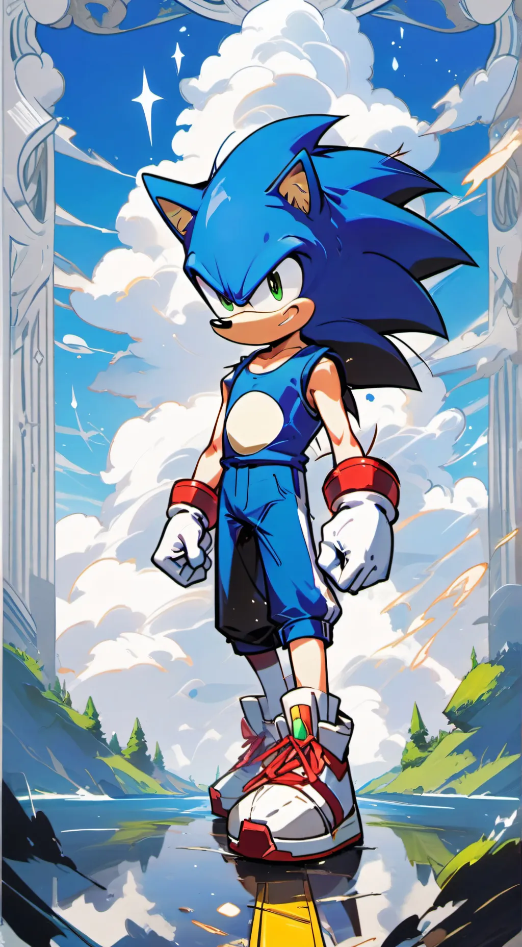 ai character: Finishes sentences background