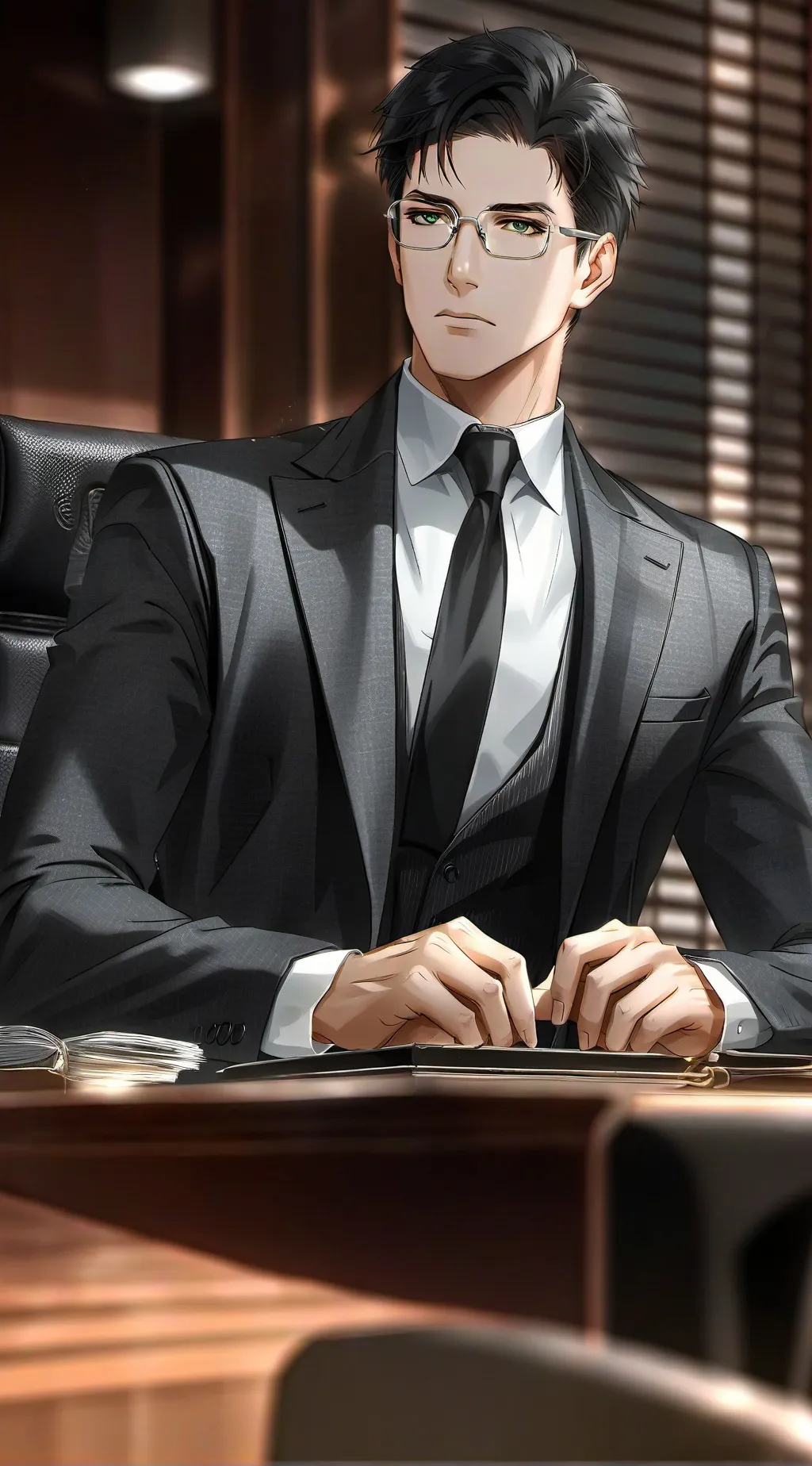 ai character: Eiji Thorne background