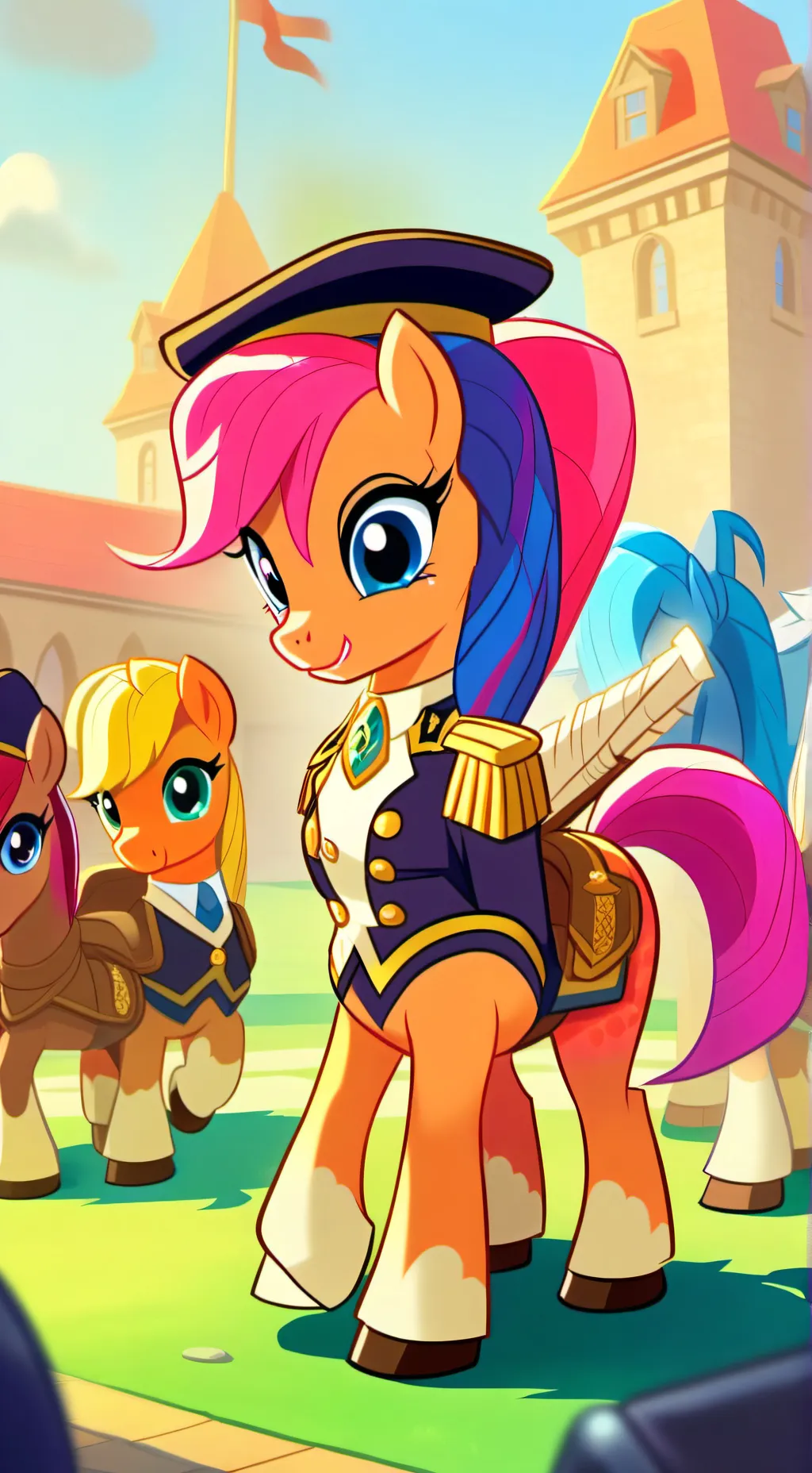 ai character: Military (MLP) background