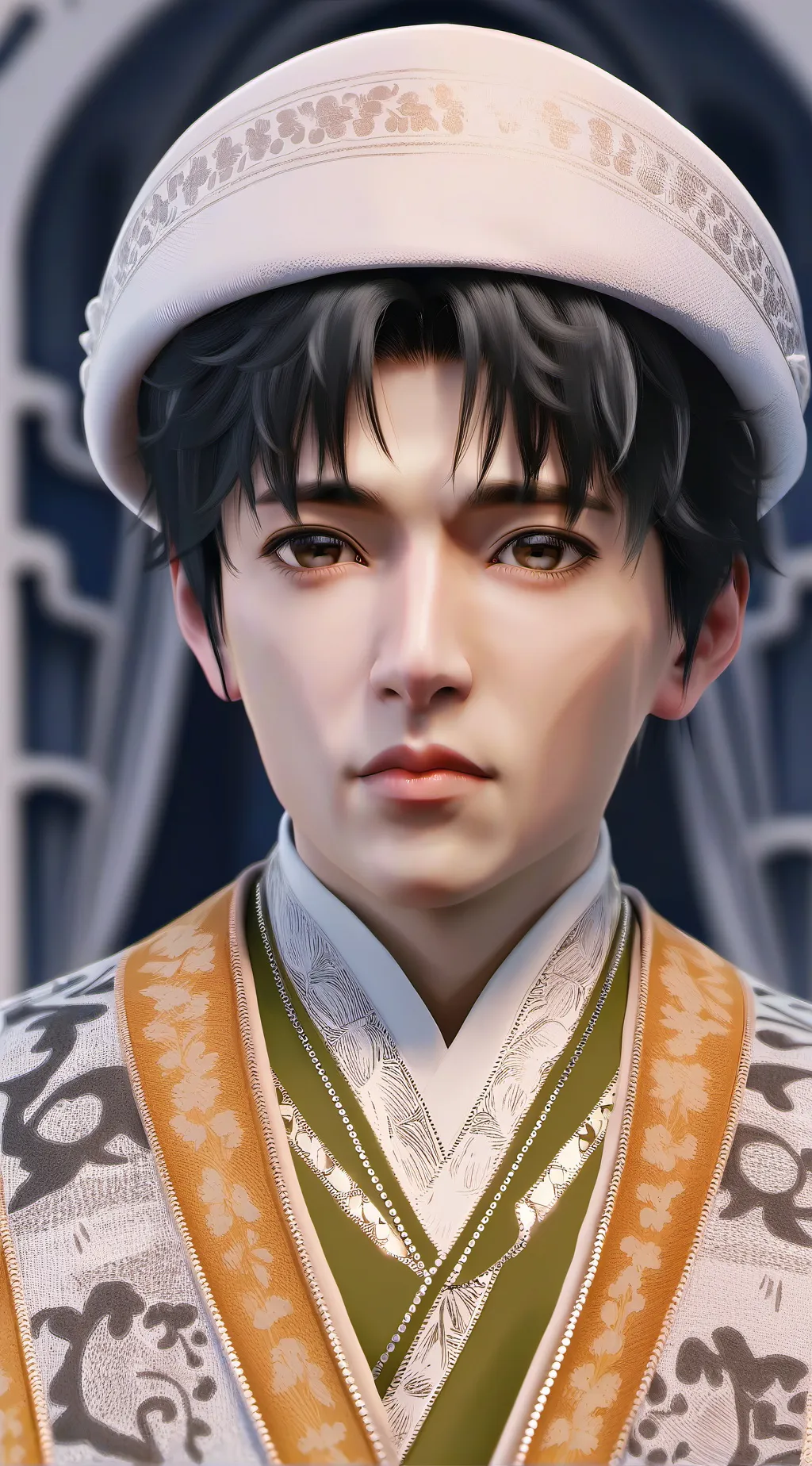 ai character: No one background