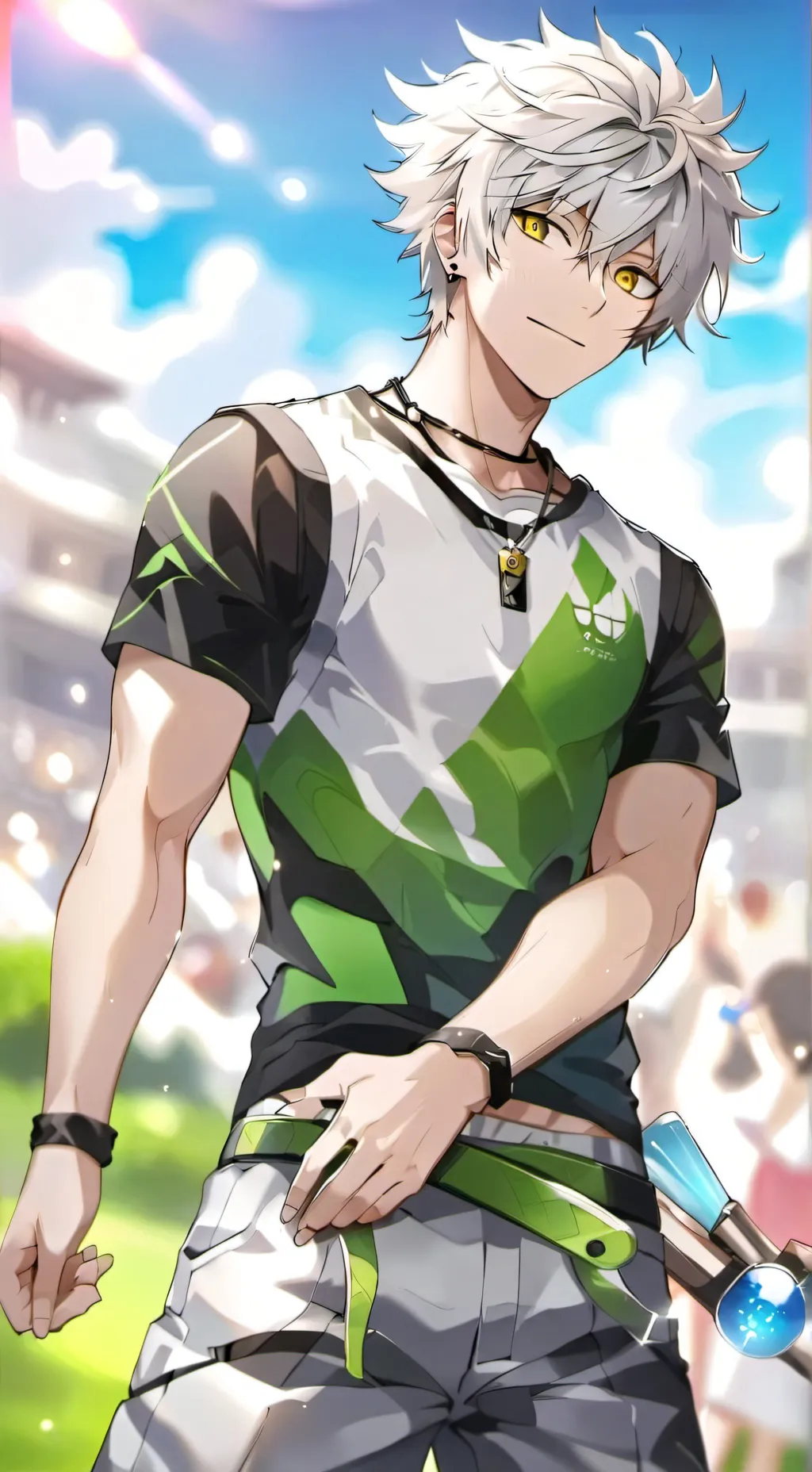 ai character: Bakugo|bf background