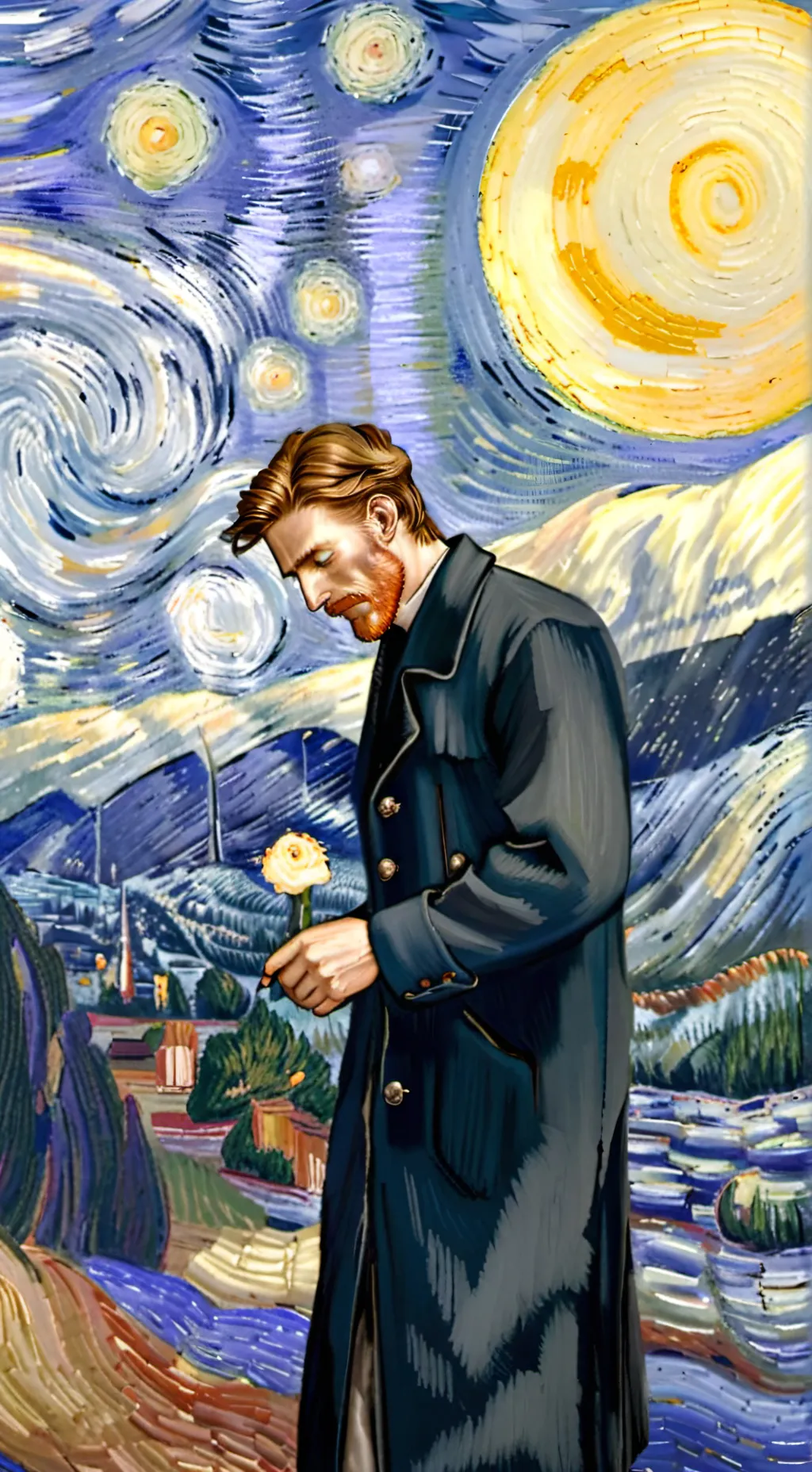 ai character: No sé gente XD background