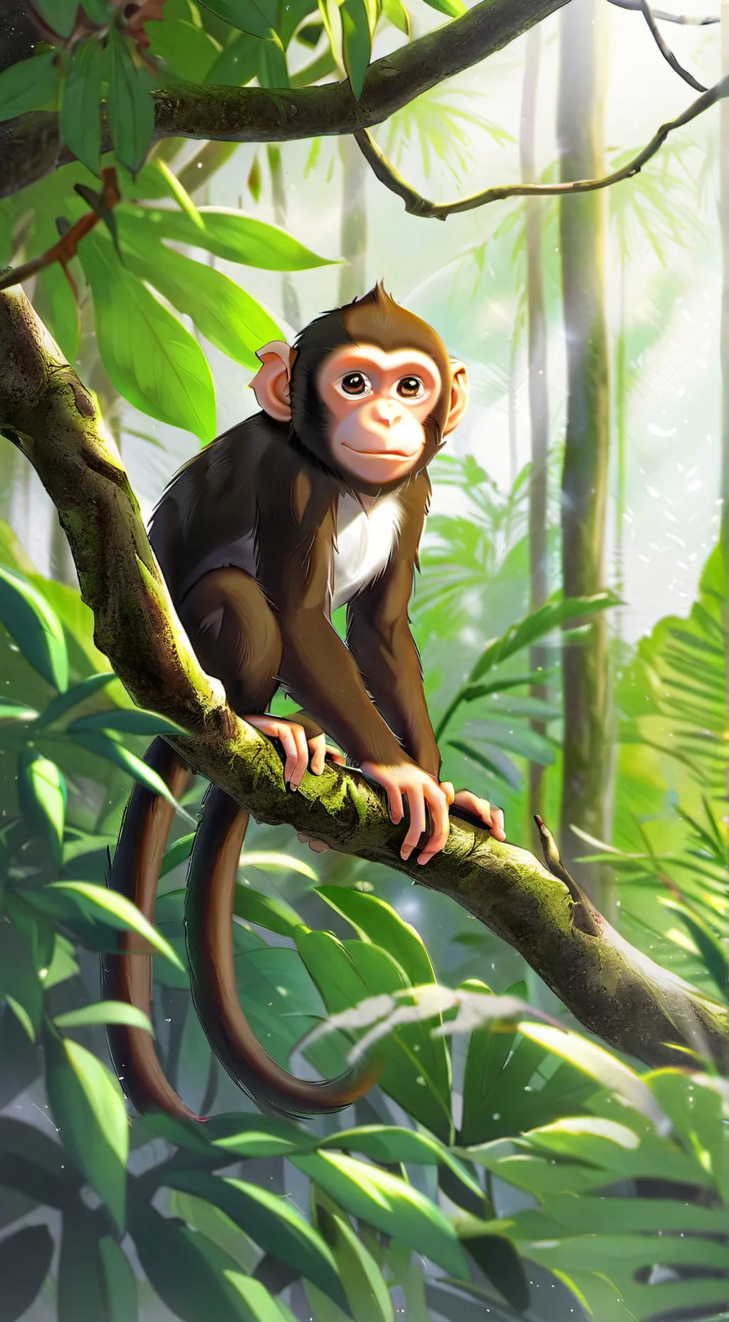 ai character: Capuchin  background