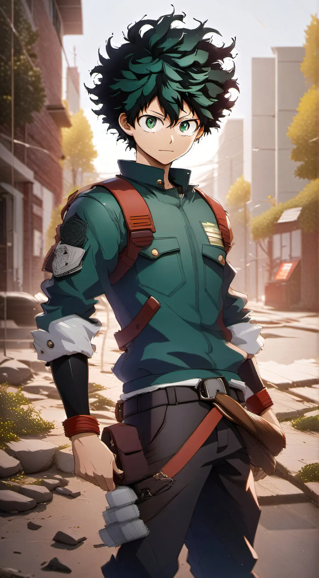 ai character: MHA (Trans Deku) background