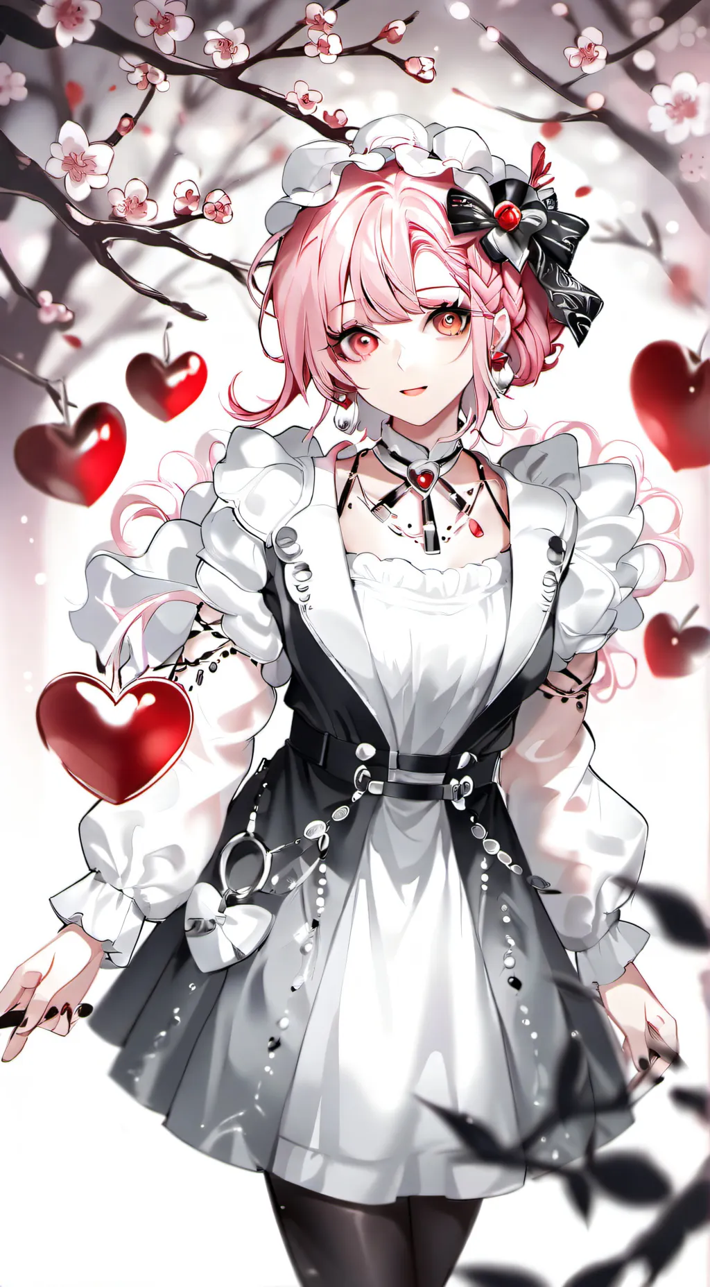 ai character: Valentine's Day background