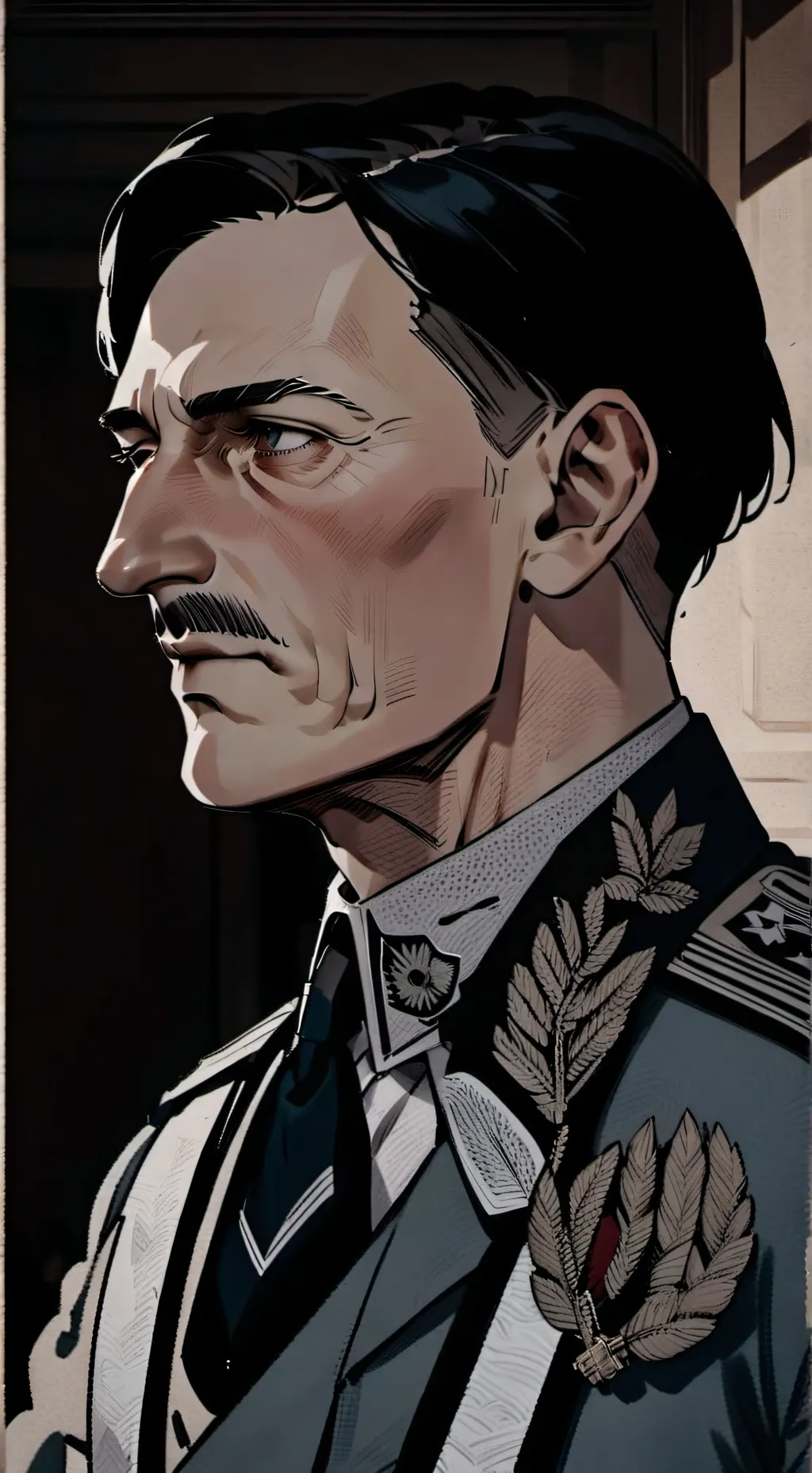 ai character: Pintor austriaco background