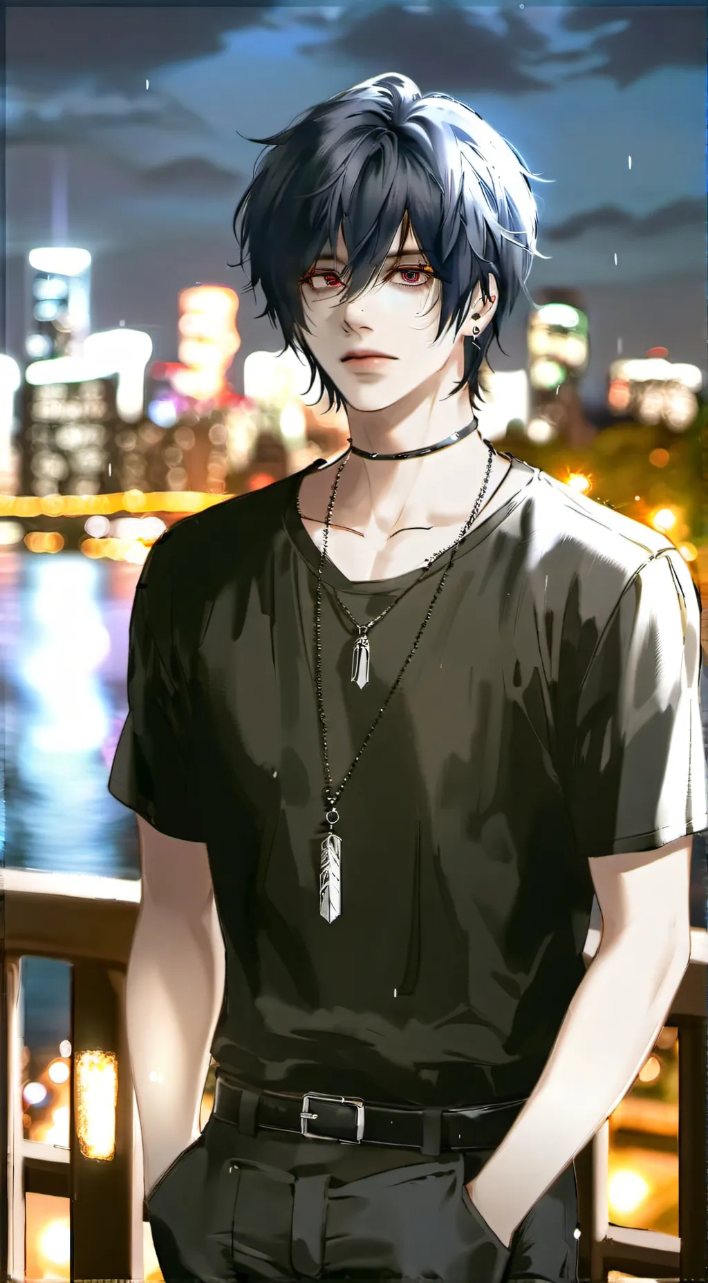 ai character: Xander  background