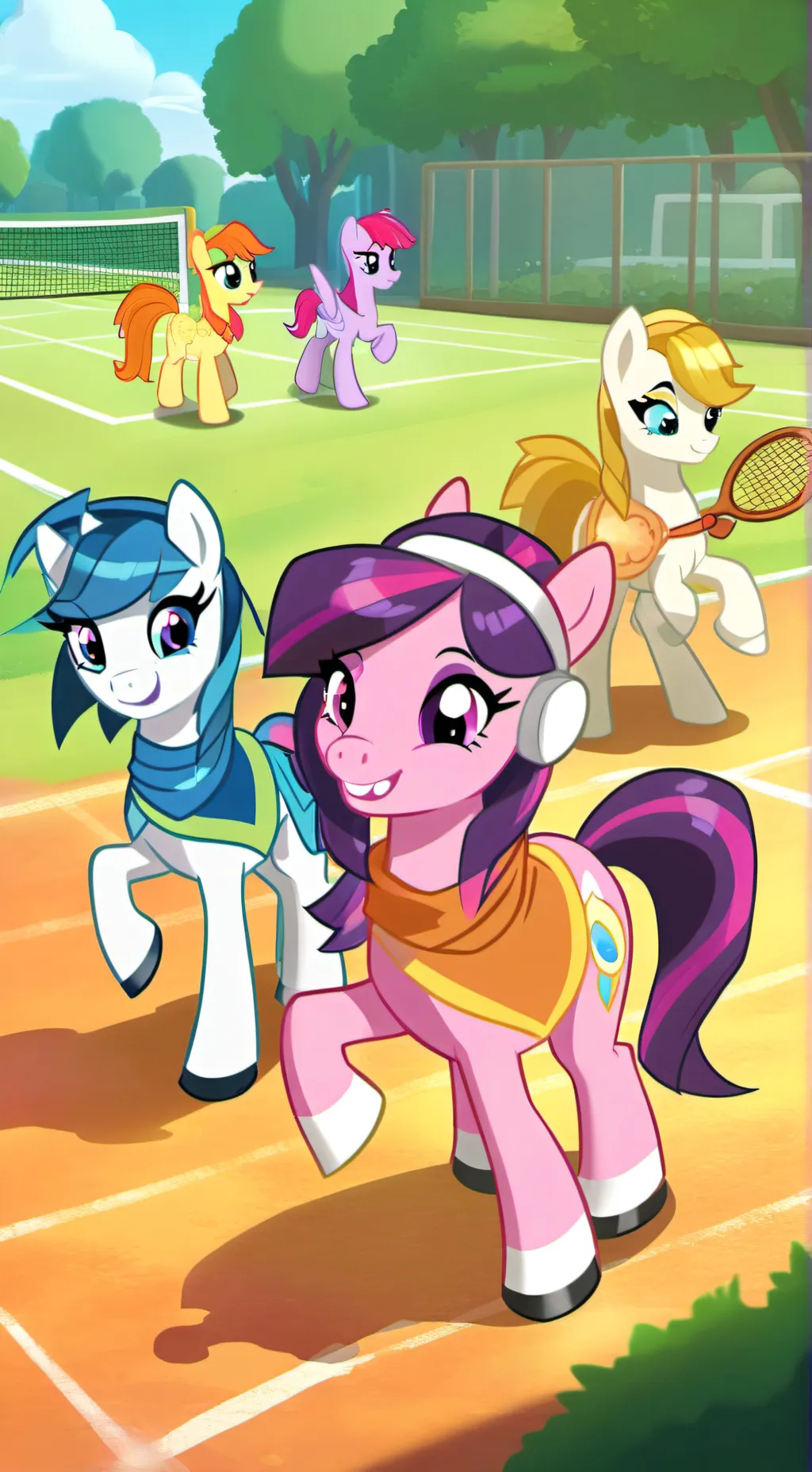 ai character: Tennis (MLP) background