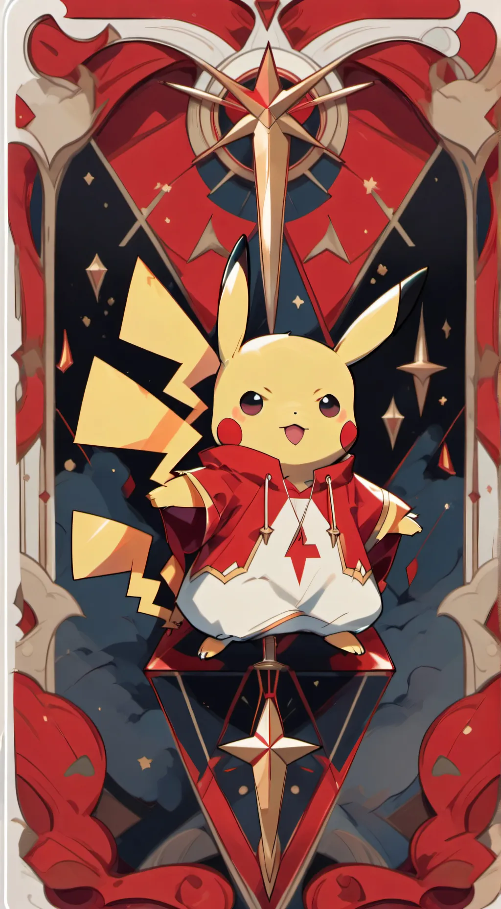 ai character: 💥Spark!💥 background