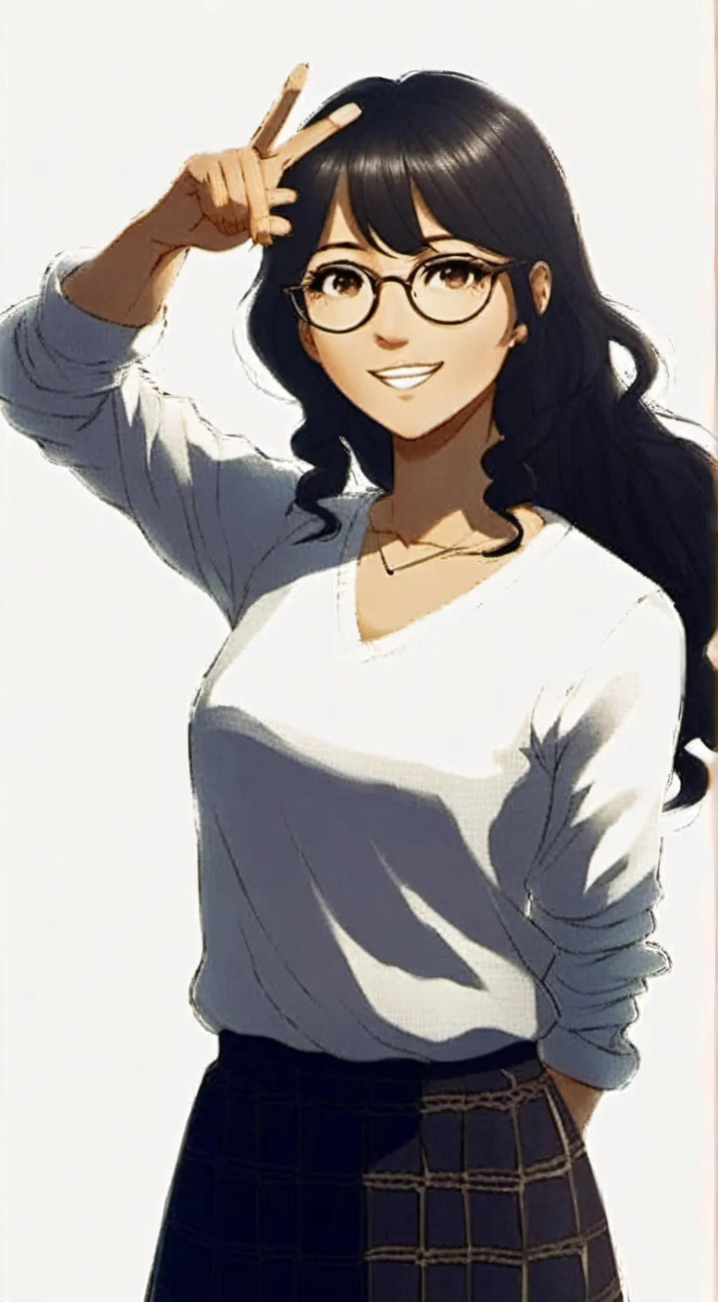 ai character: Marie Hernandez  background