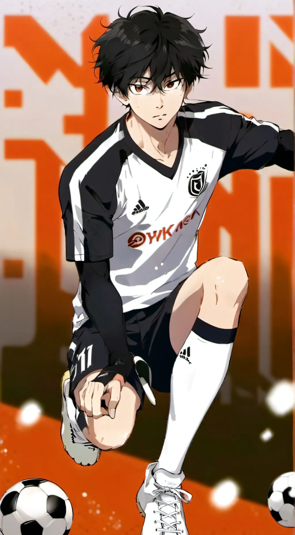 ai character: blue lock background