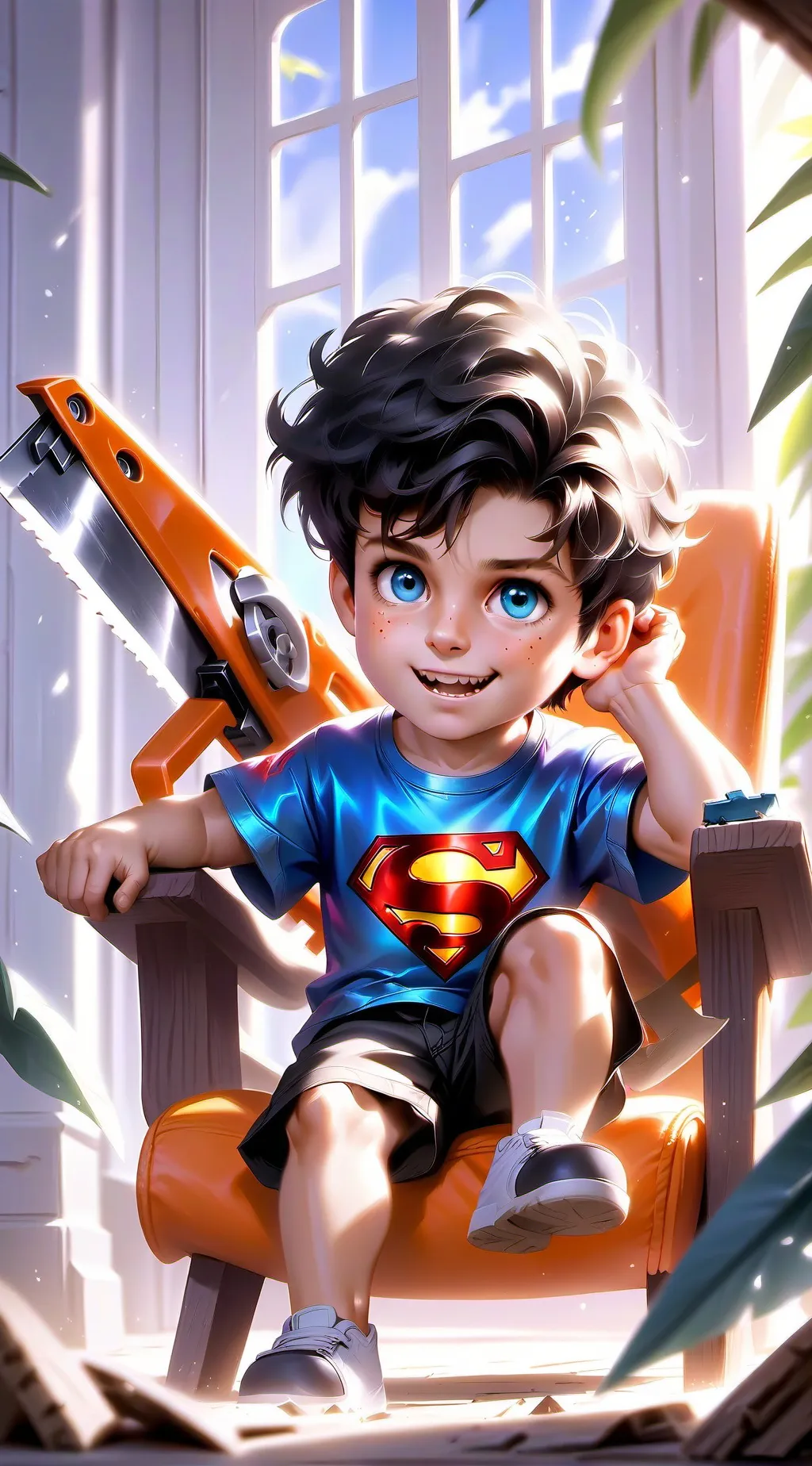 ai character: Girl background