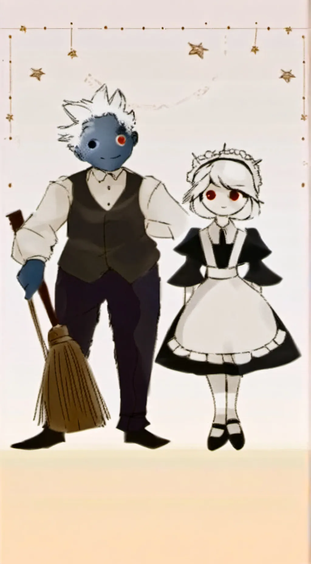 ai character: sprunki meets CH!? background