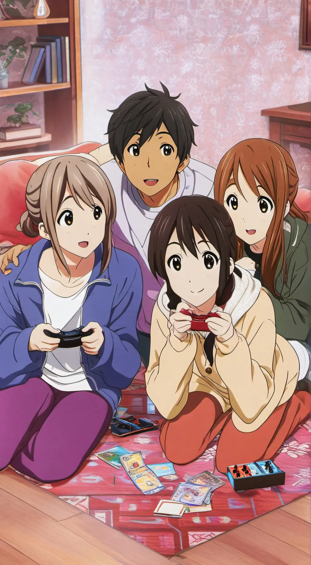 ai character: Sleepover  background