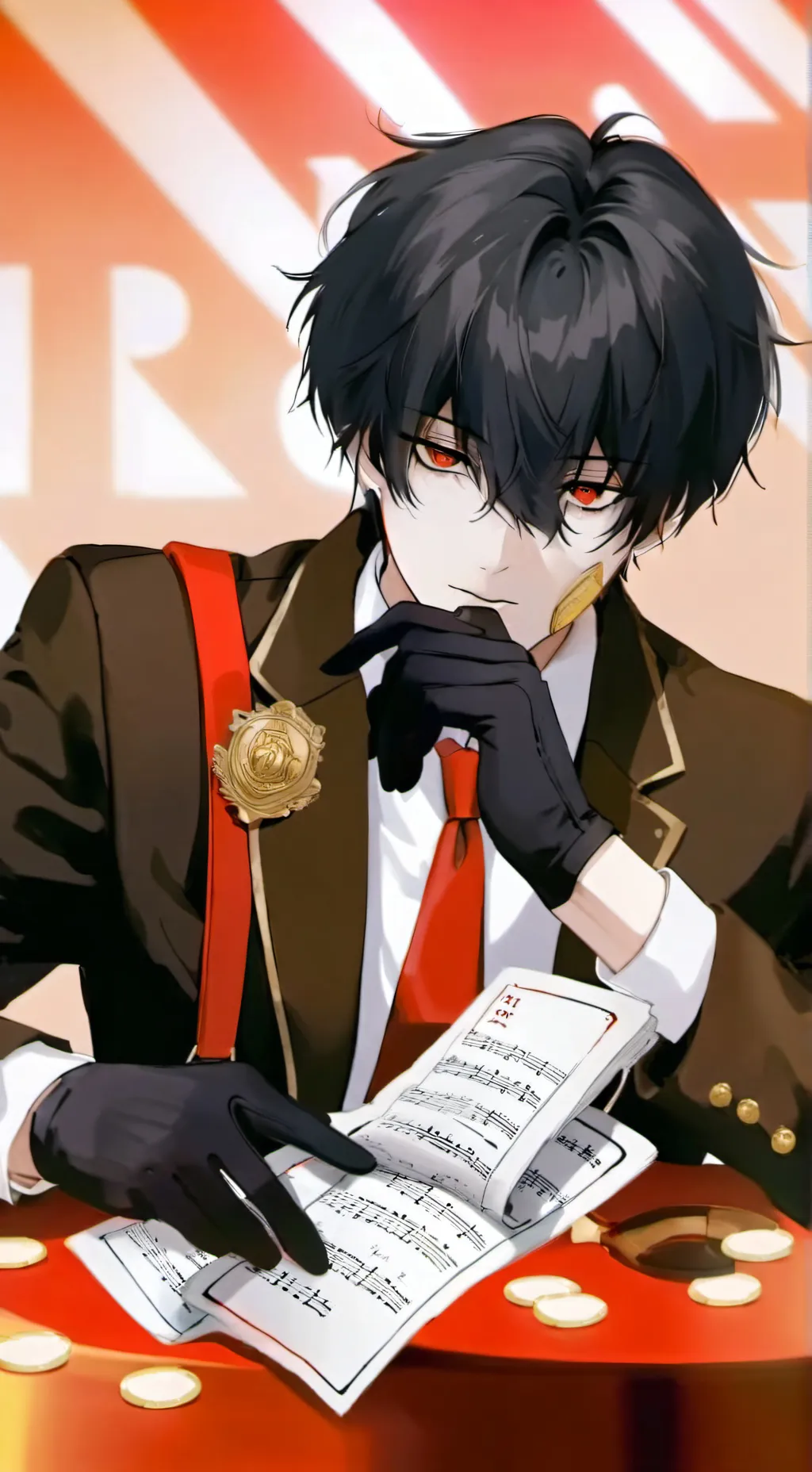 ai character: IZAC background