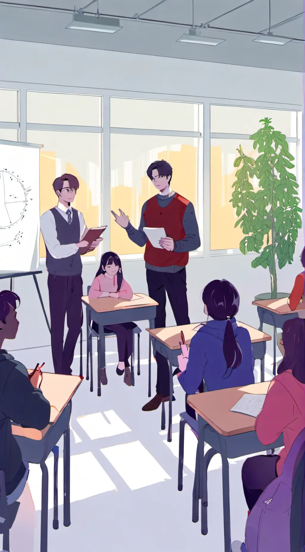 ai character: Bakugo ex background