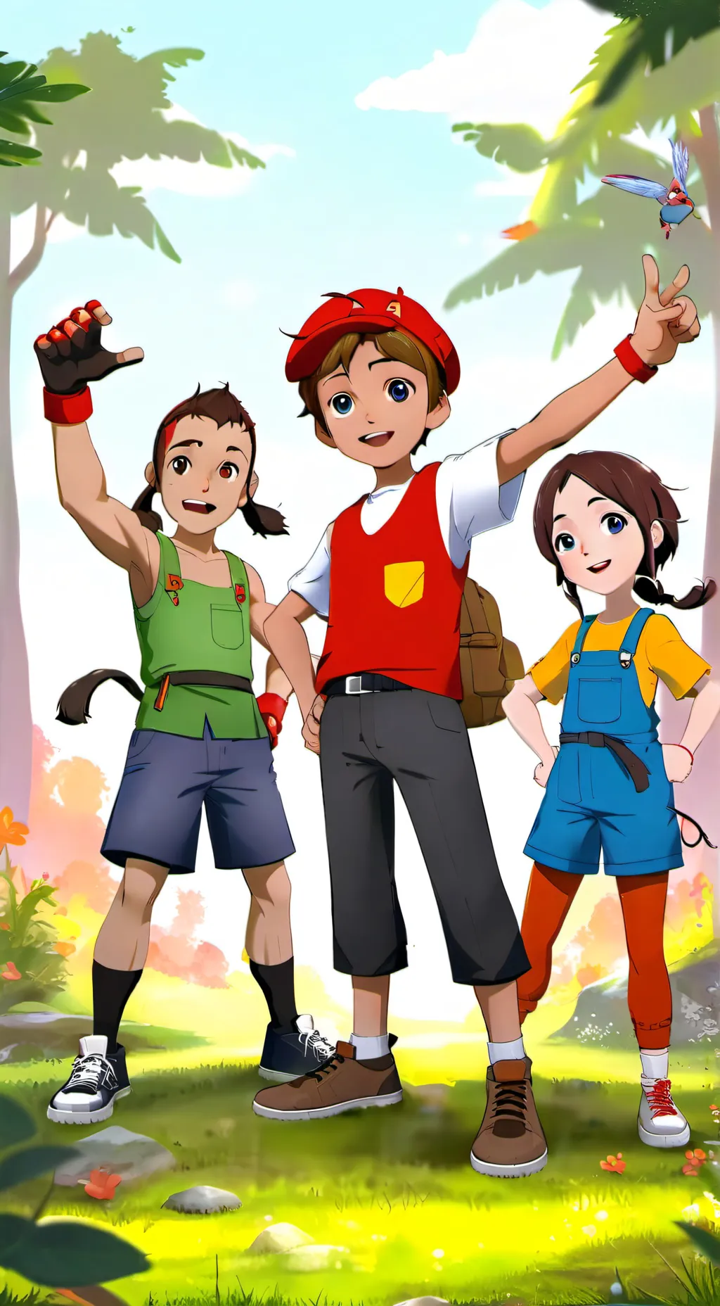 ai character: Superbook background