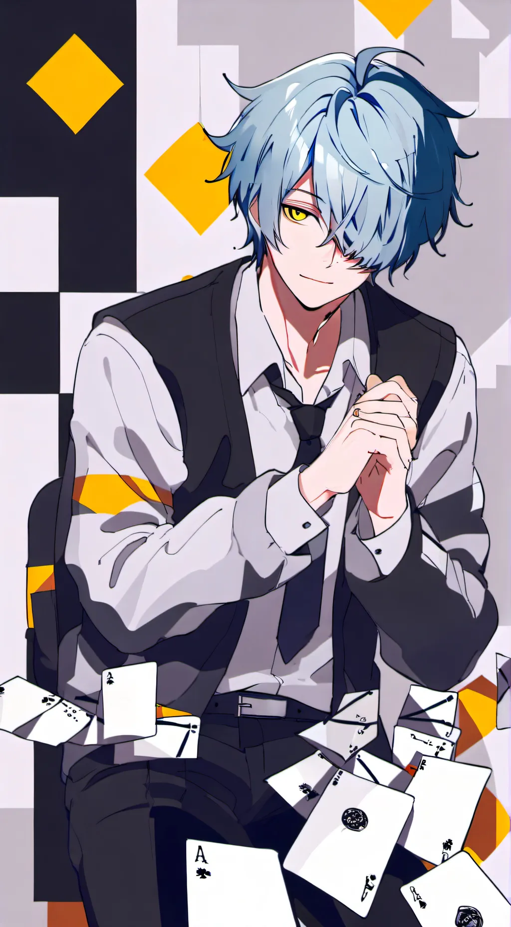 ai character: DNA background