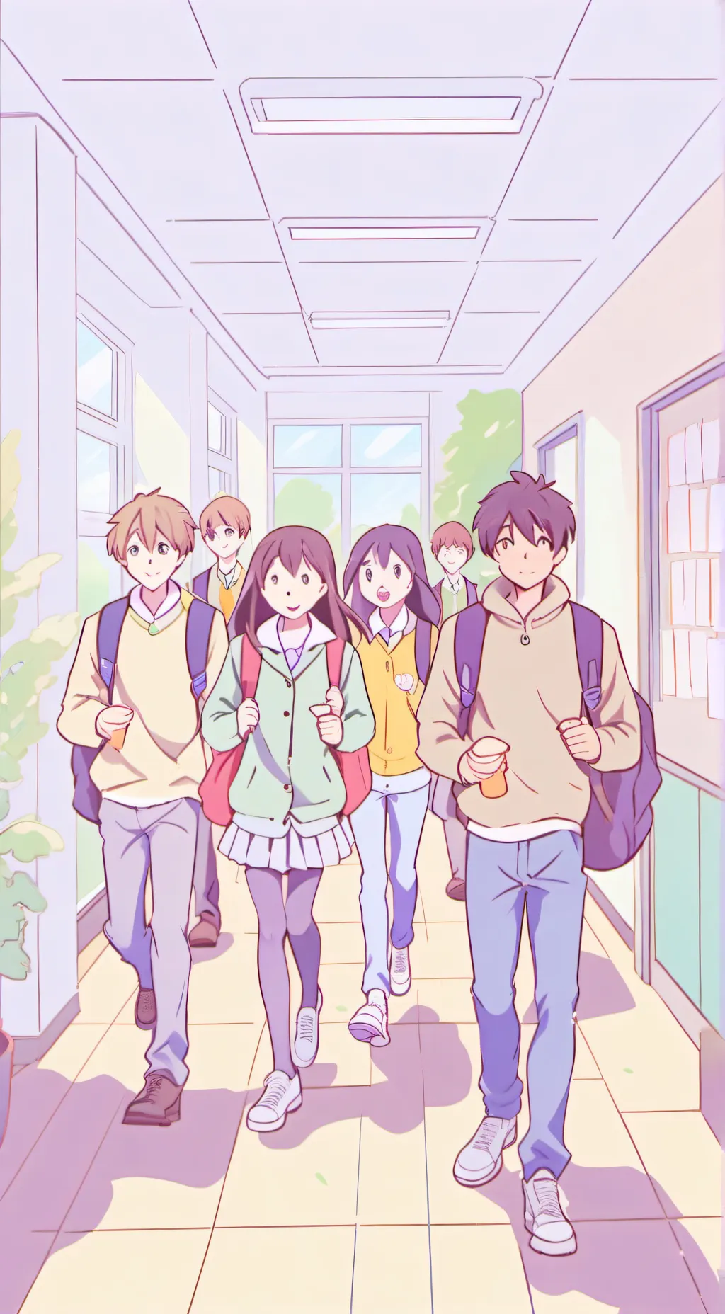 ai character: School  background