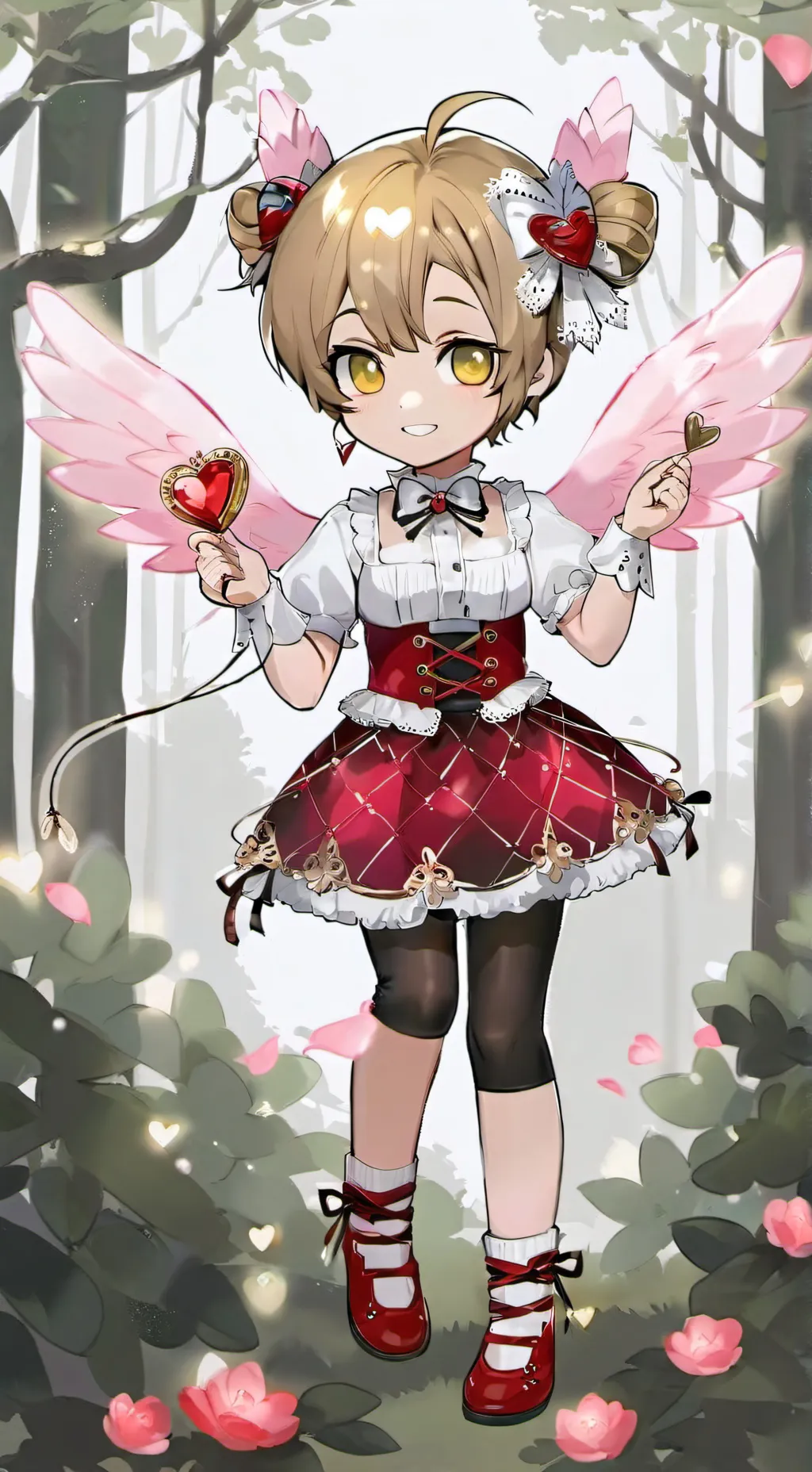 ai character: Miss Cupidon  background