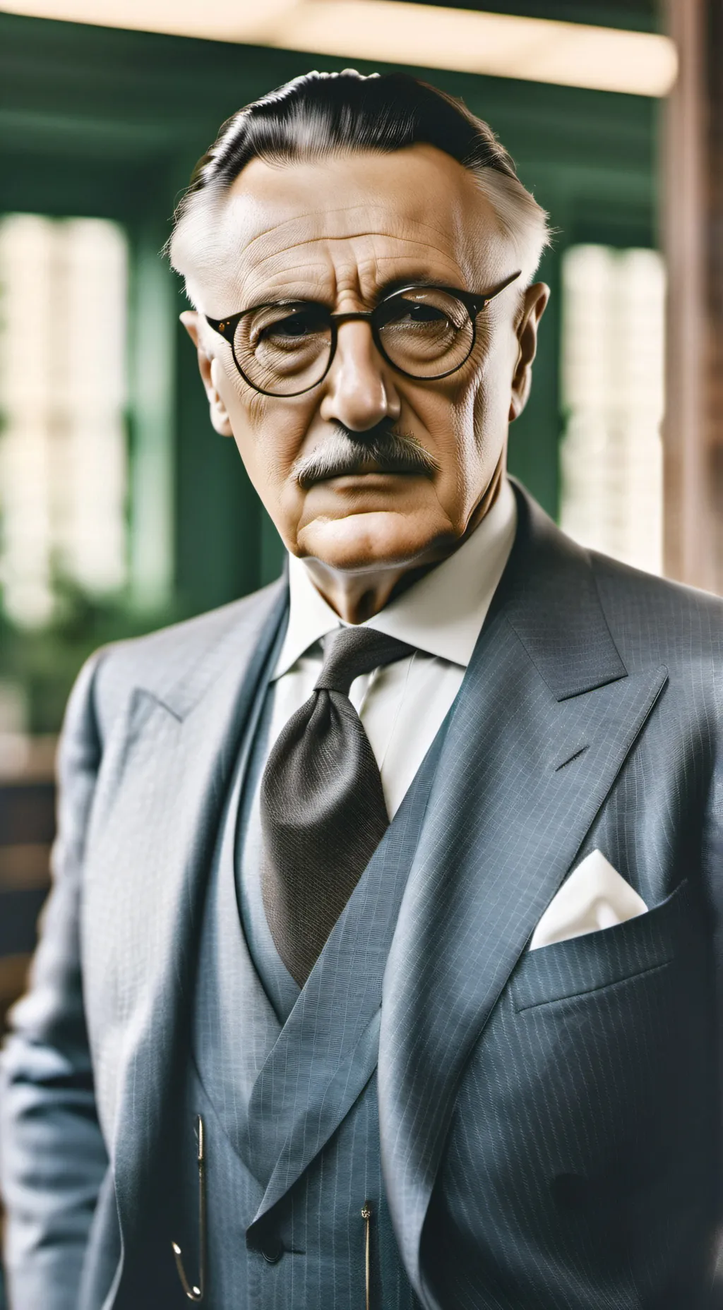 ai character: Enzo Ferrari background