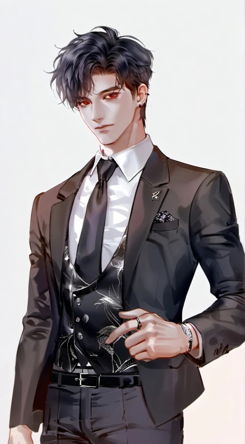 ai character: Levi Ackerman  background