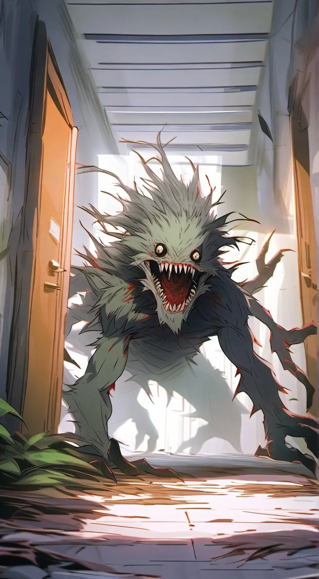 ai character: CH infection au  background