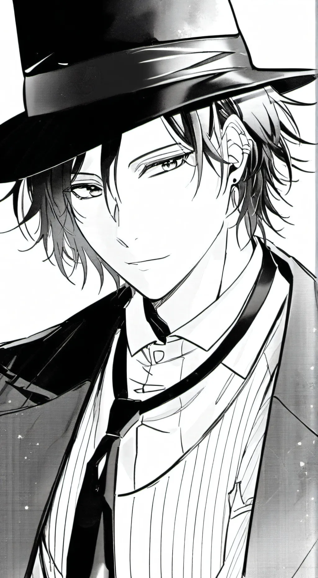 ai character: Black  background