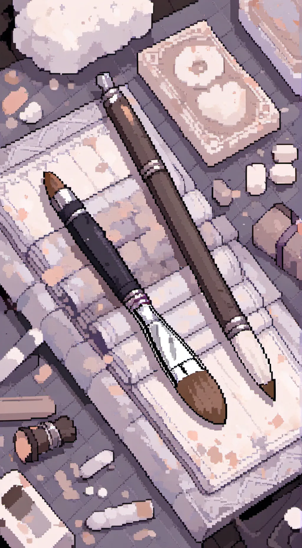 ai character: Magic paintbrush background