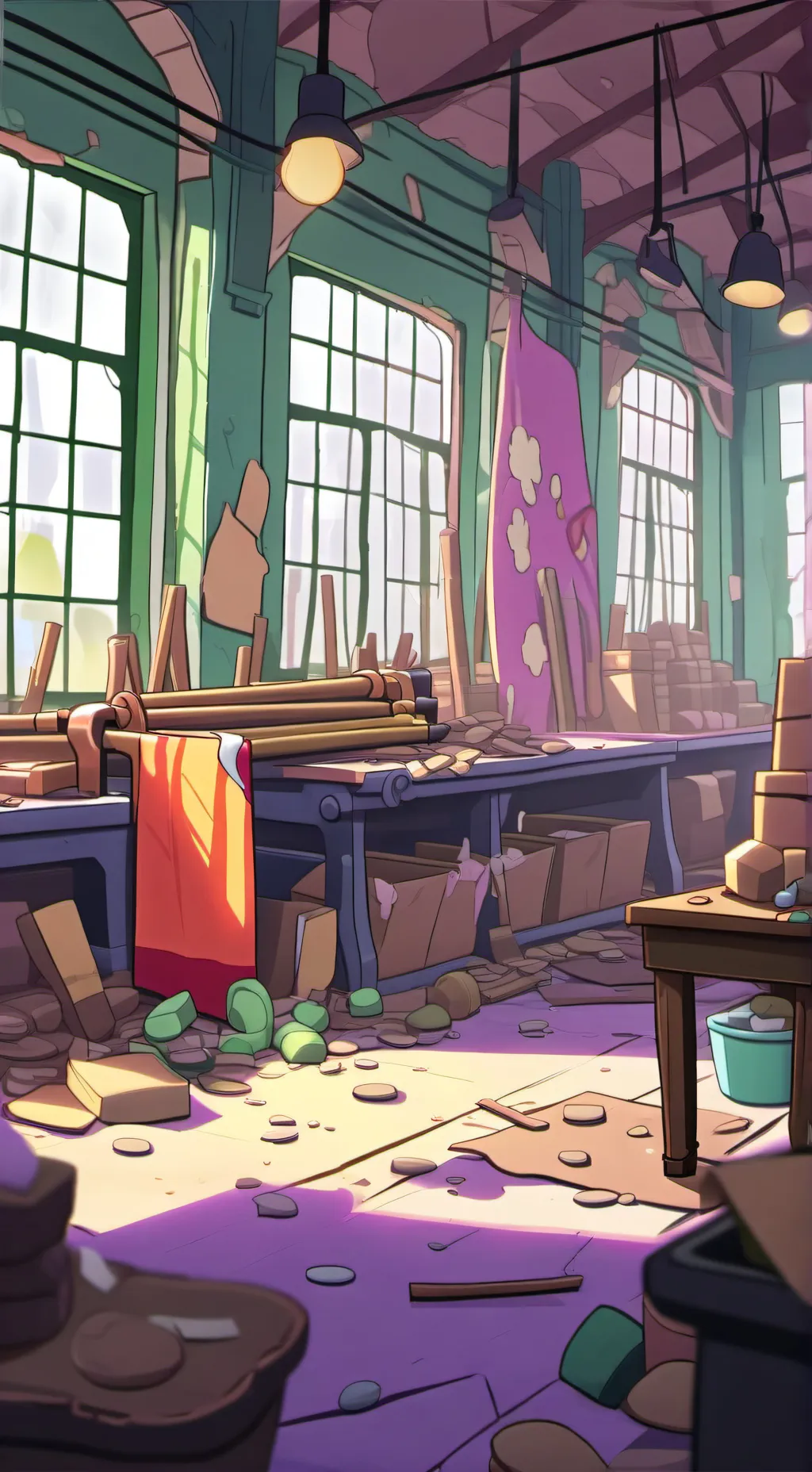 ai character: Poppy Playtime background