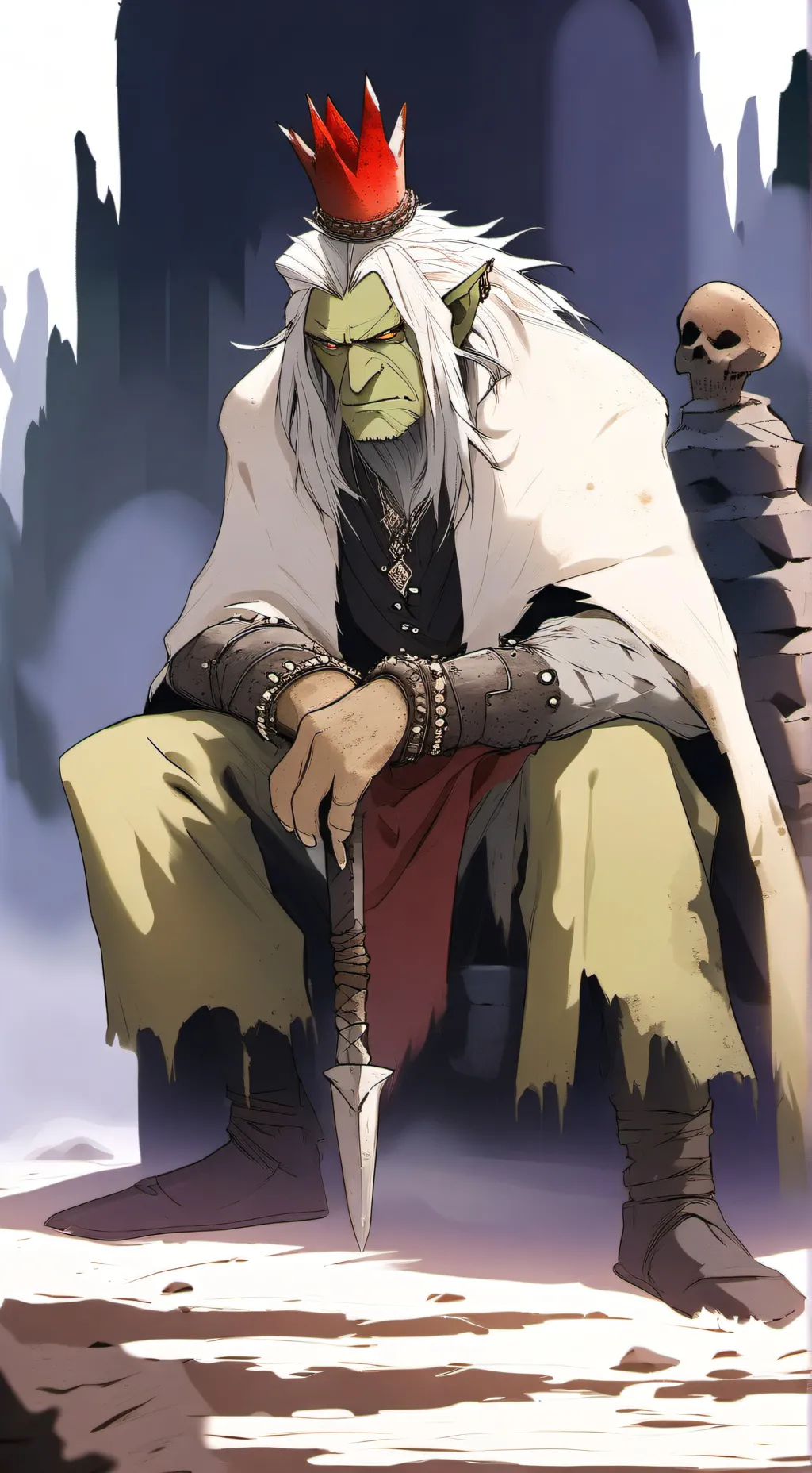 ai character: The Gobin King background