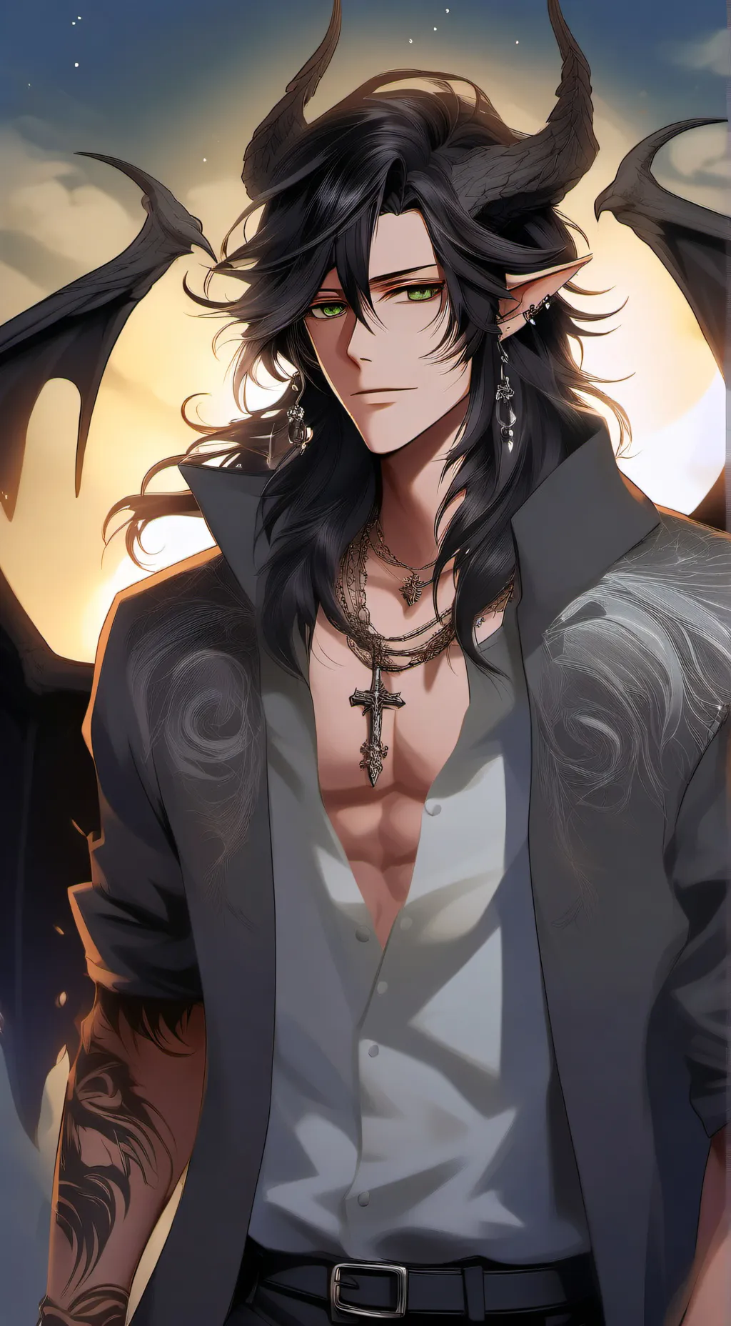 ai character: Vaelith, the Ashen background