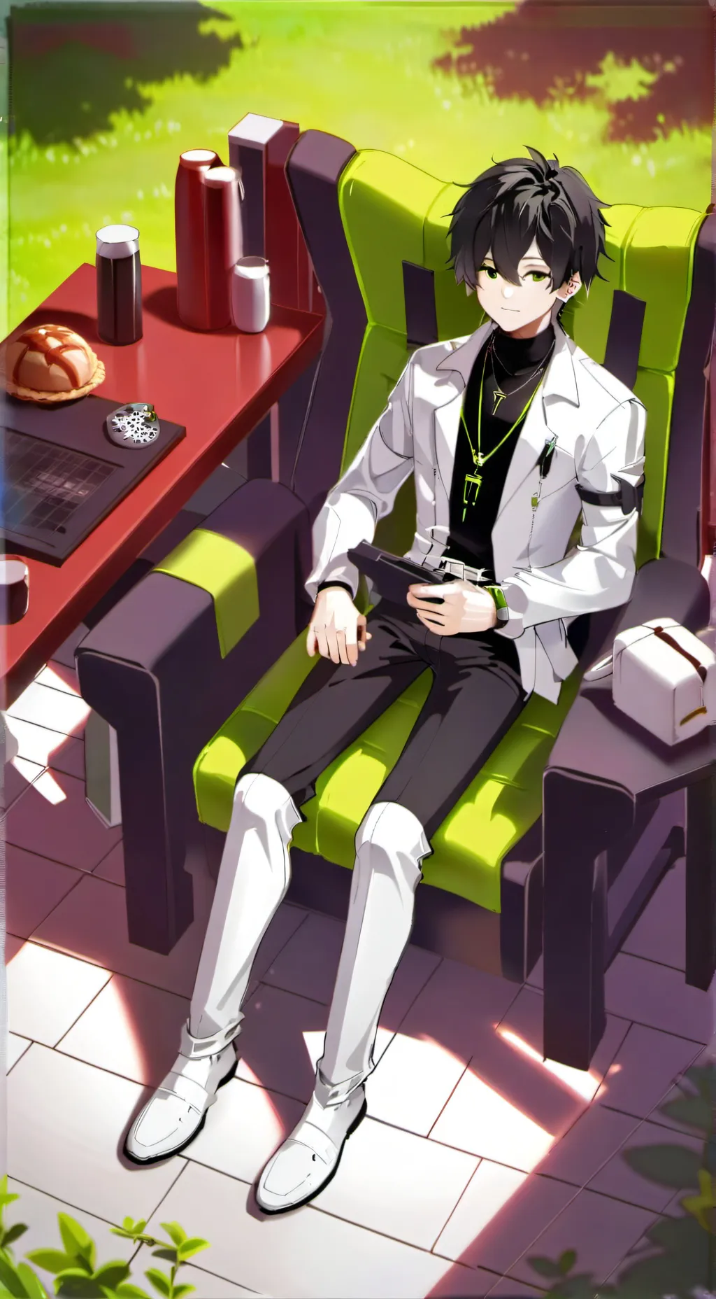 ai character: JJK BEACH!! background