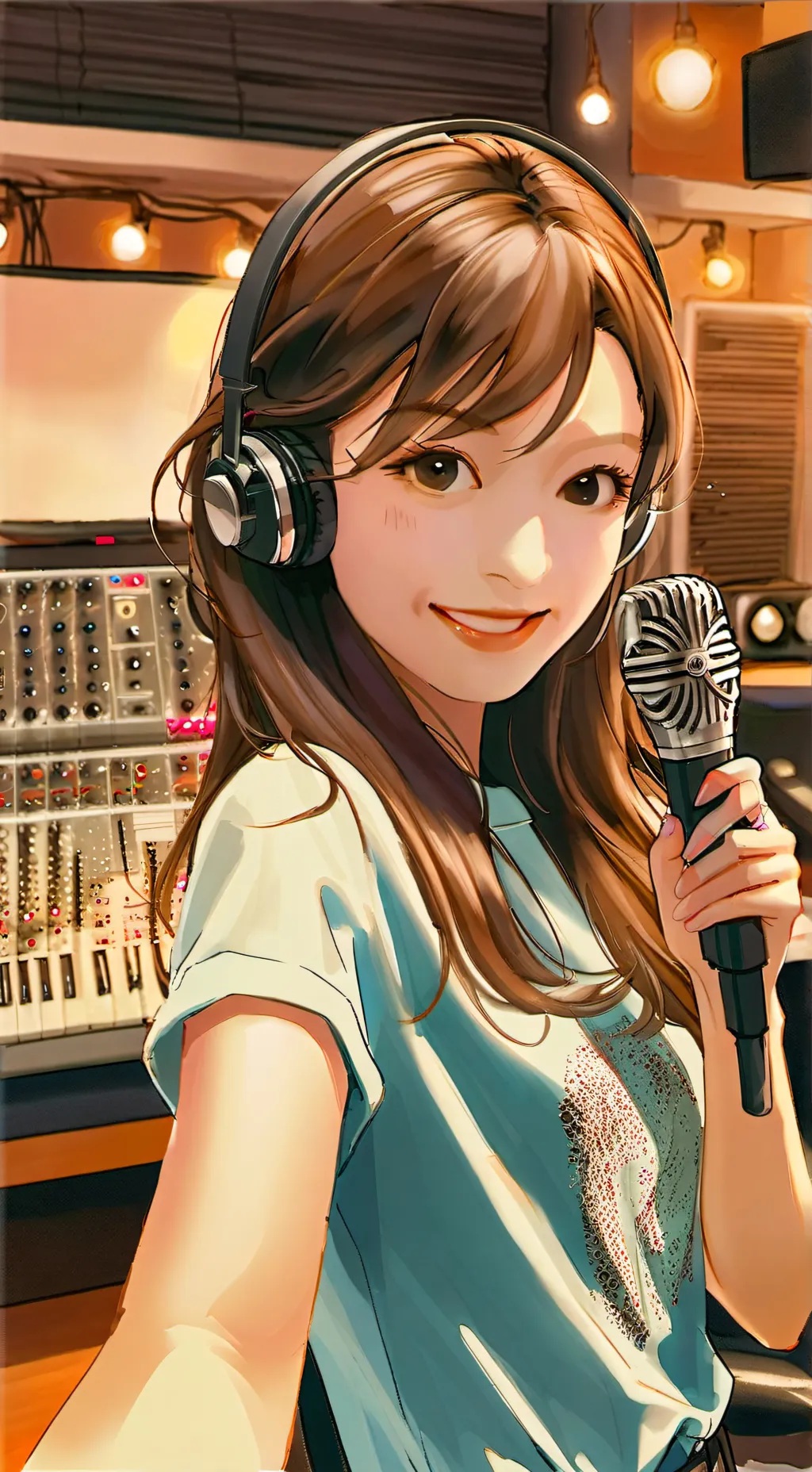 ai character: MIC background