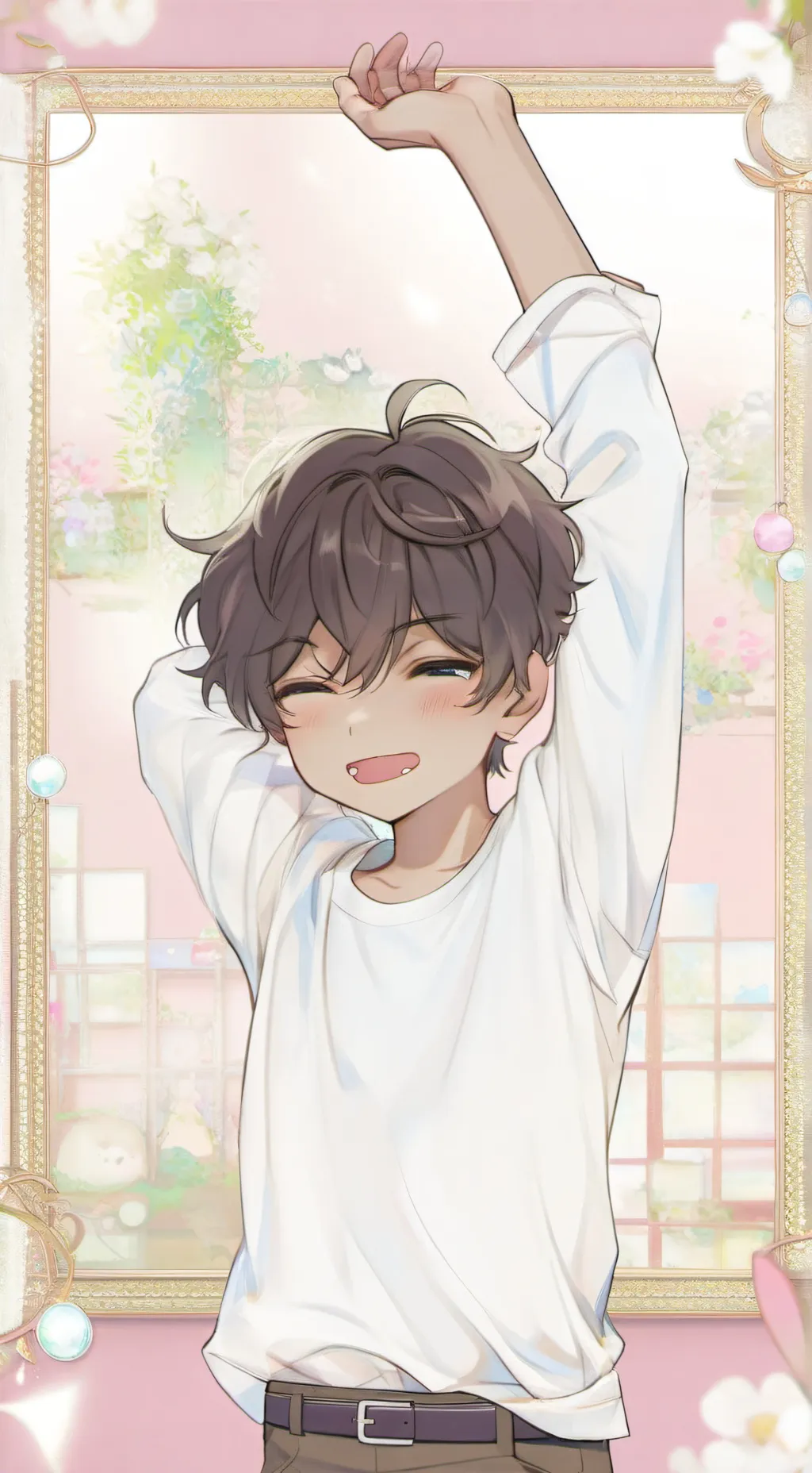 ai character: Zack  background