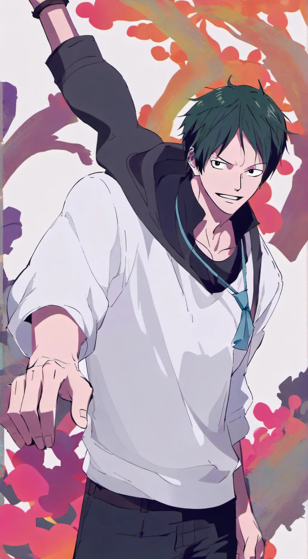 ai character: one piece background