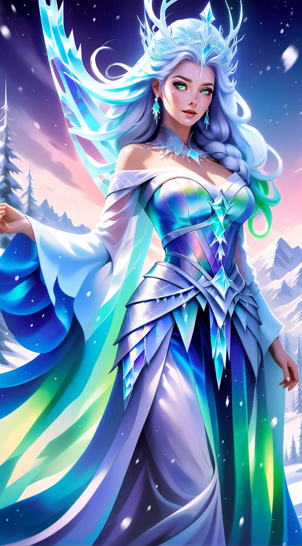 ai character: Snowdonia background