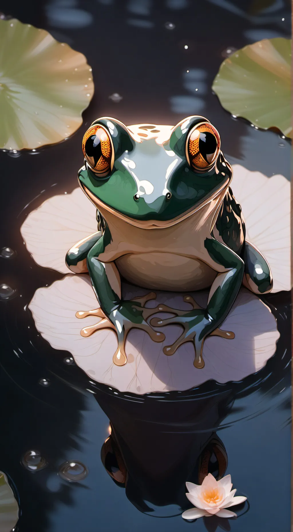 ai character: Guape  background