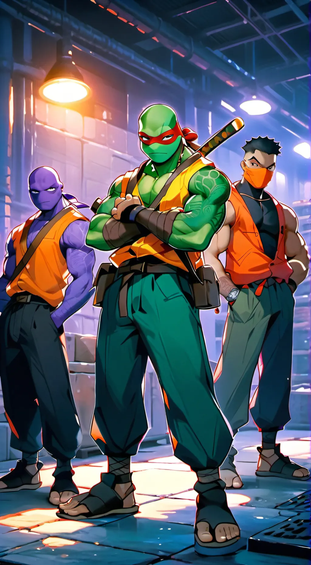 ai character: tmnt background