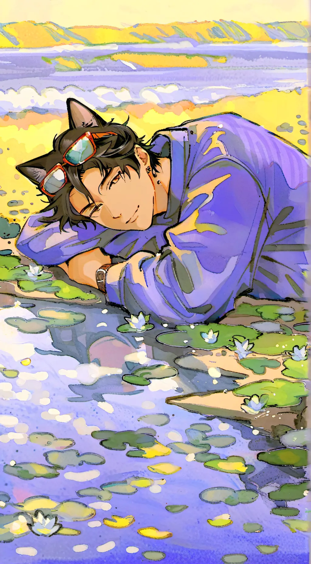 ai character: Catnap  background